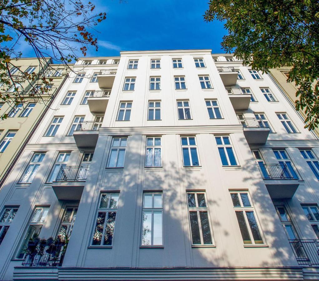 Ferienwohnung Apartament Grey Pearl Downtown Warschau Exterior foto