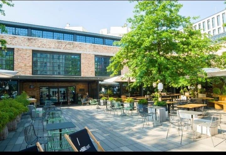 Ferienwohnung Apartament Grey Pearl Downtown Warschau Exterior foto